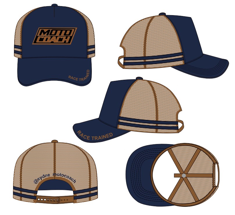 Moto Coach Flexfit cap for motocross riders